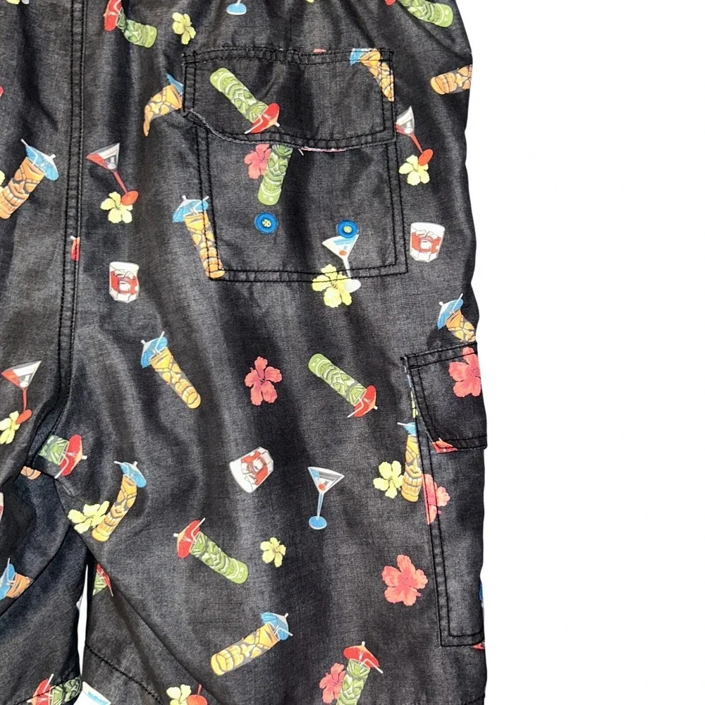 Tommy Bahama Relax Boardshorts Cocktails Beach Hawaiian Men Size XL Swim Tie Up
